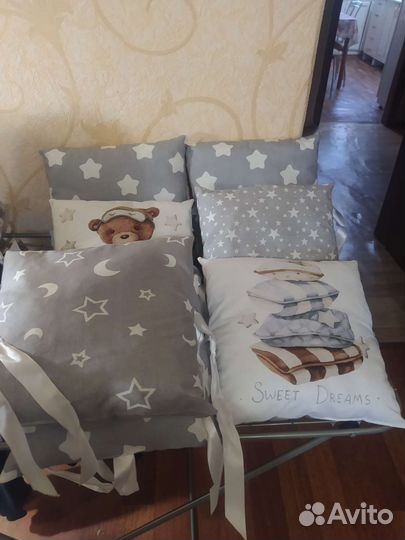 Бортики в кроватку бу