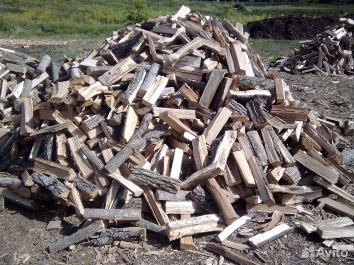 Дрова колотые дуб берёза