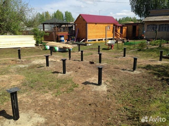 Винтовые сваи, монтаж свай