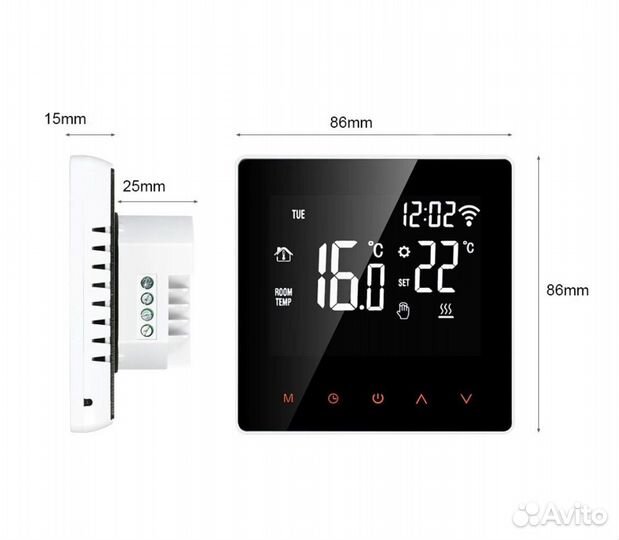 Терморегулятор теплового пола котла wifi Алиса