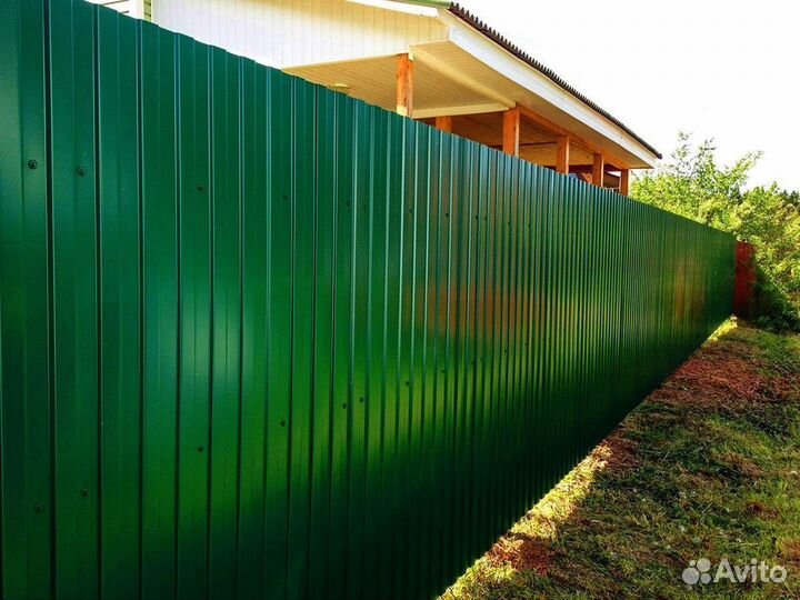Забор из профнастила