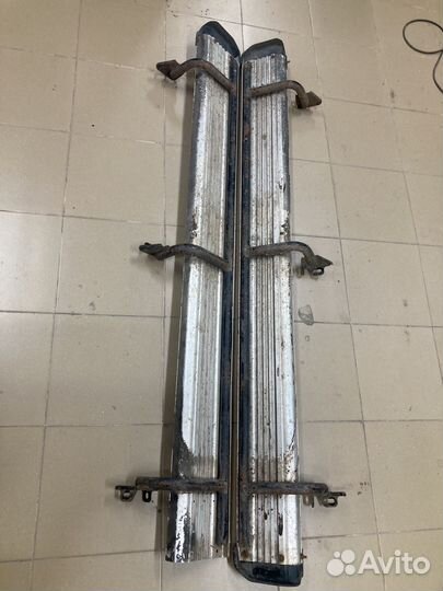 Пороги подножки для внедорожника митсубиси L200