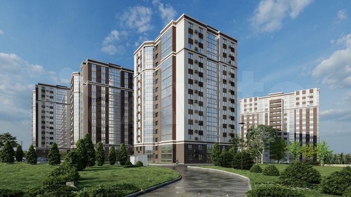 2-к. квартира, 54 м², 7/14 эт.