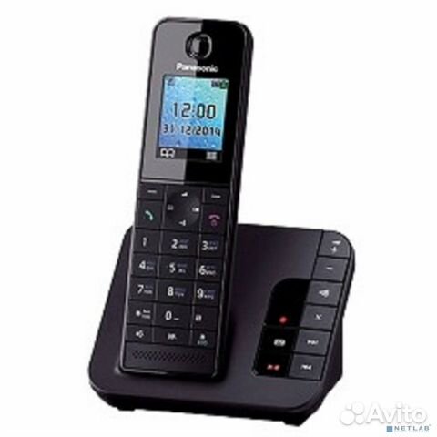 Panasonic KX-TGH220RUB (черный) аон, Caller ID, "Р