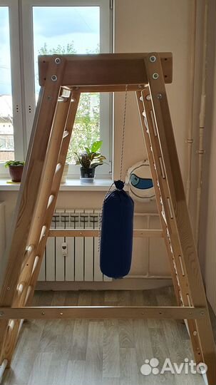 Детский спортивный комплекс деревянный
