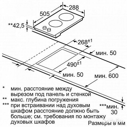 Поверхность bosch PKE345CA1