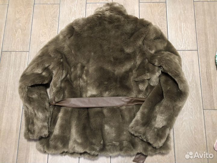 Полушубок зимний размер 46 свободный body flirt