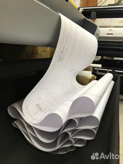 Печать лекал, выкроек, раскладок