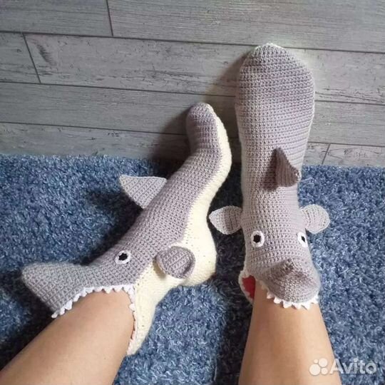 Носки Акулы ручной работы