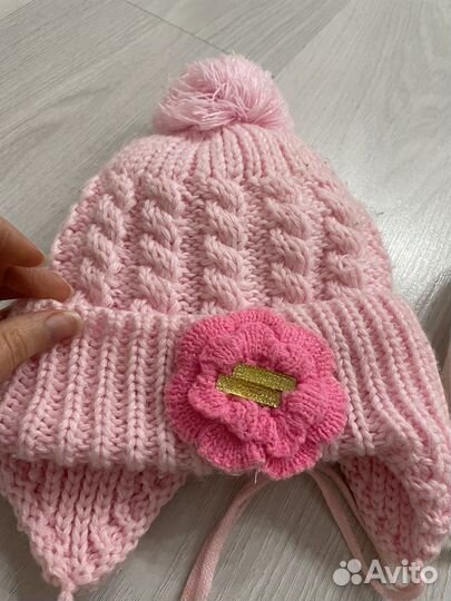 Шапки для девочки 46-48