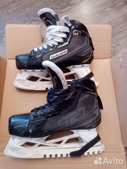 Вратарские коньки bauer Supreme S27, 3EE, бу