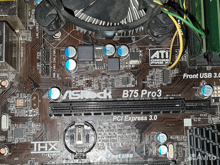 Asrock B75 Pro3 комплект (lga 1155)