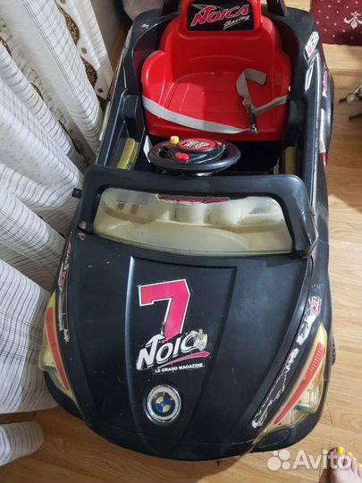 Детский электромобиль и мотоцикл бу