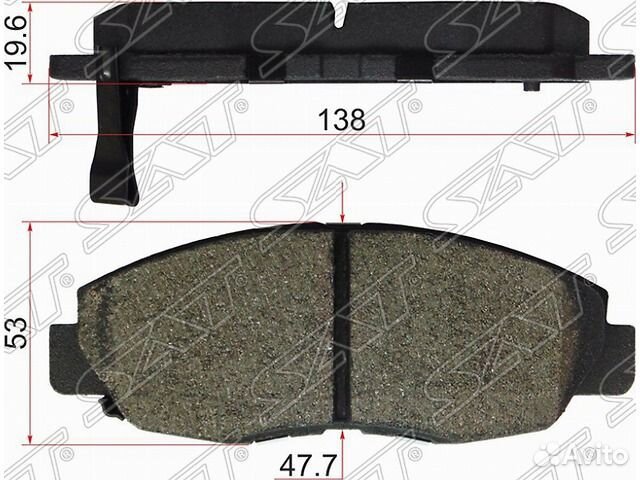 Колодки тормозные передние (тип 1) Accord Cr-V