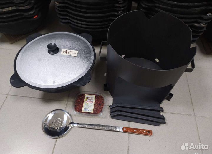 Kазан чyгунный с пeчкой