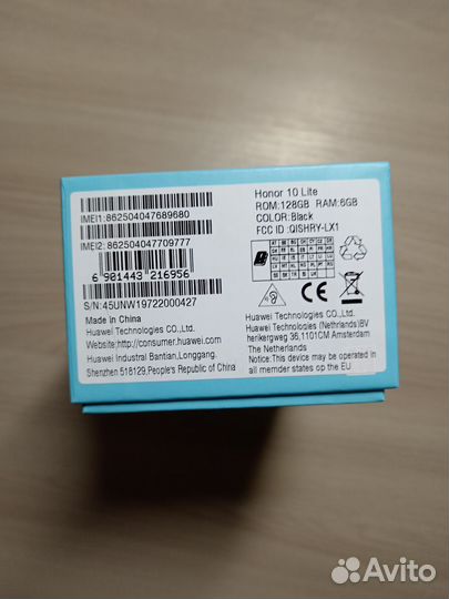 HONOR 10 Lite, 6/128 ГБ