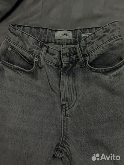 Джинсы lime серые