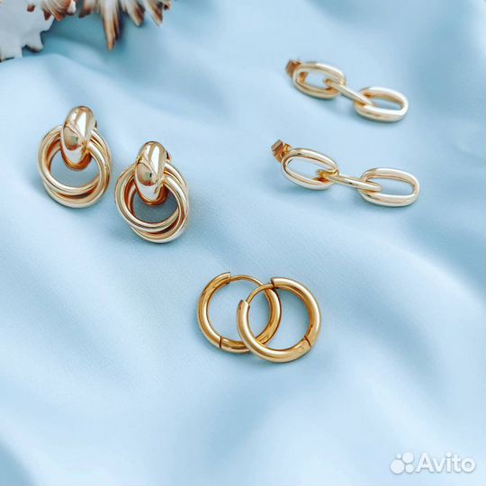 Цепочки, колье, чокер, цепи, серьги