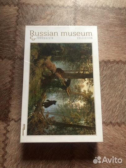 Пазл Утро в сосновом лесу