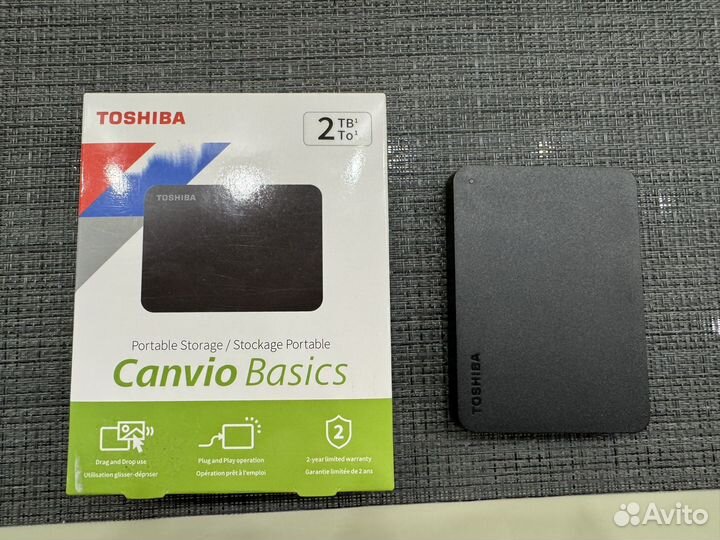 Внешний жесткий диск Toshiba 2 тб