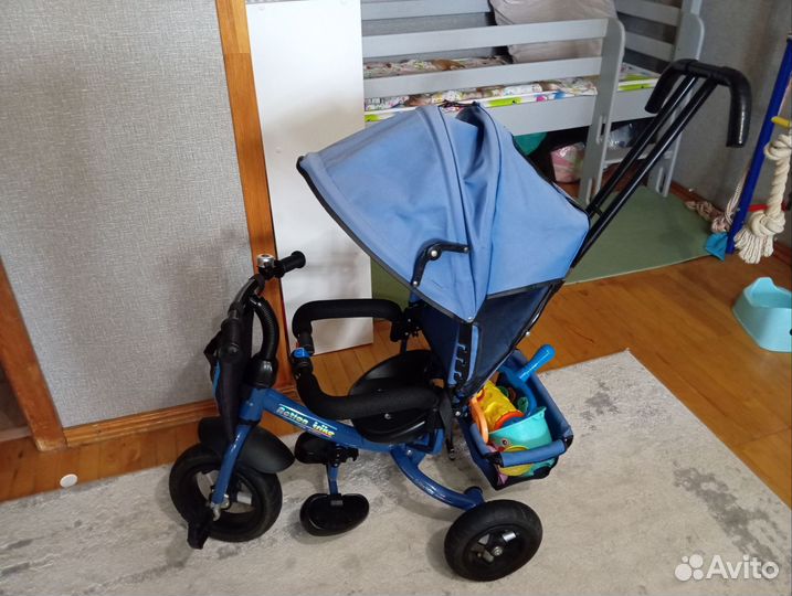 Велосипед с родительской ручкой