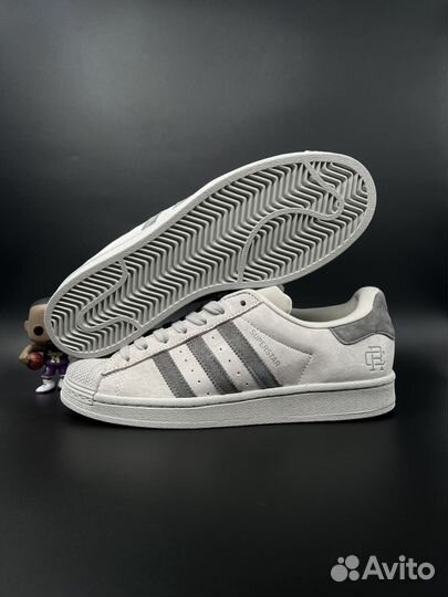 Кроссовки Adidas Superstar Reigning Champ серые