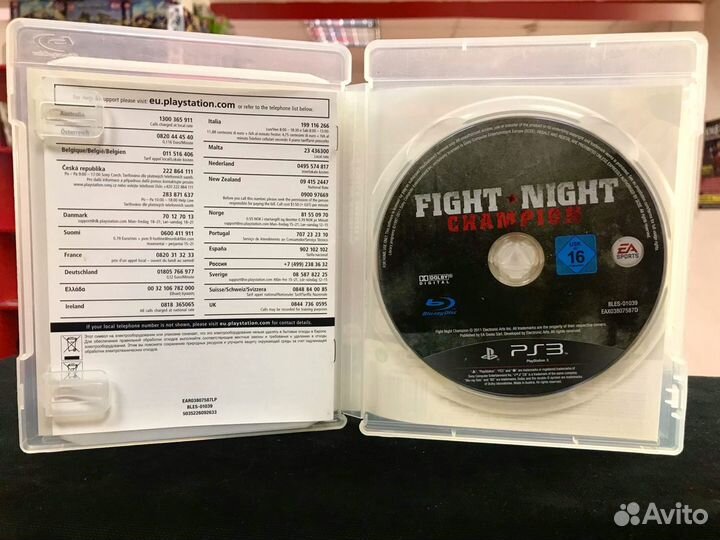 Диск PS3 Fight Night Champion