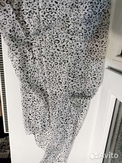 Платок леопард длинный