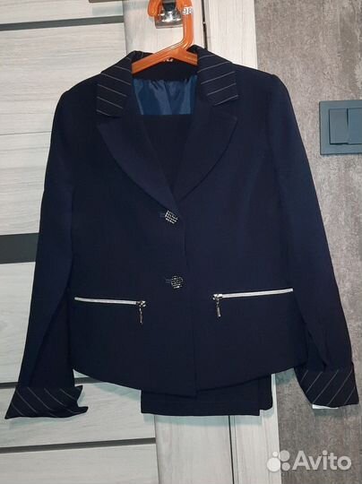 Костюм для девочки (жакет+брюки) 134 140 116