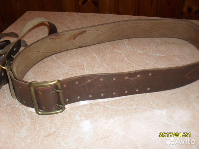 Ремень офицера 1980 г.,кожа