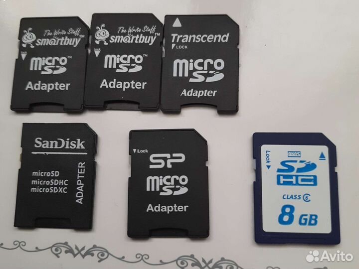Карта памяти 8г и адптер MicroSD
