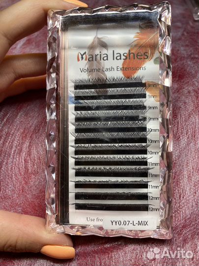 Ресницы готовые пучки 2 Д