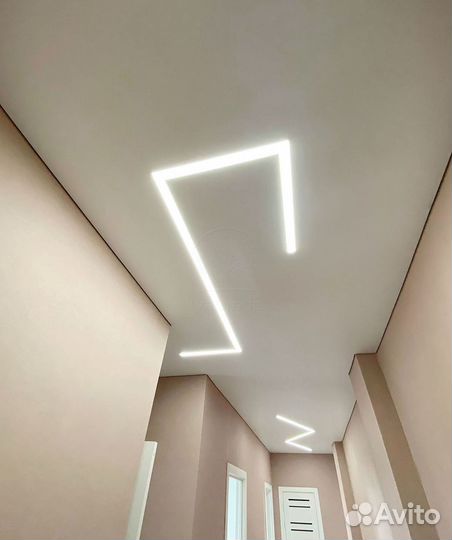 Натяжные потолки под ключ