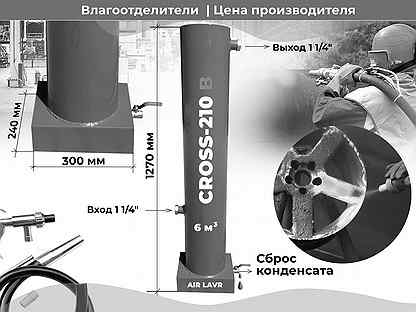 Влагоотделитель для компрессора cross 210