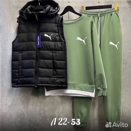 Спортивный костюм мужской Puma тройка новый