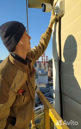 Видеонаблюдение с установкой