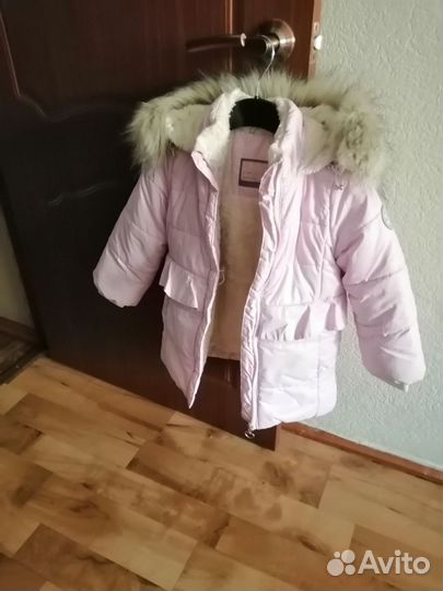 Зимний комплект для девочки, рост 104