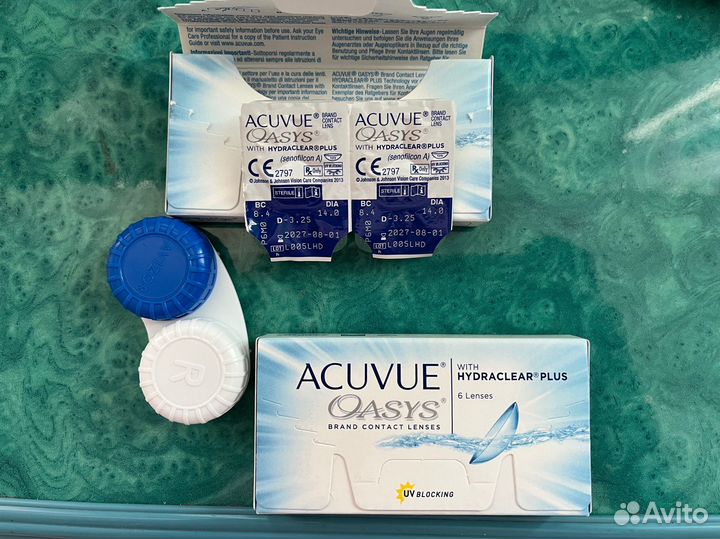 Линзы acuvue oasys -3.25