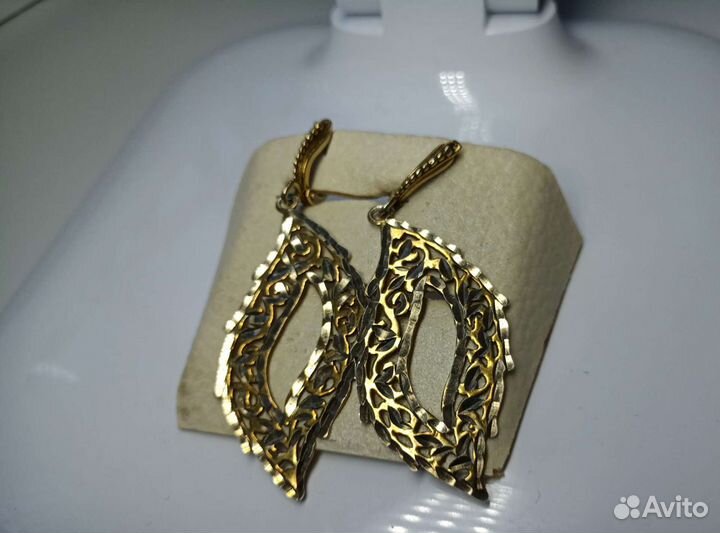 Серьги серебро