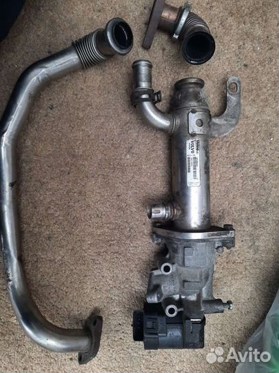 Клапан егр с охладителем