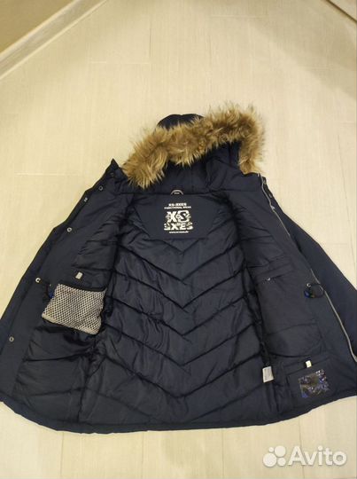 Горнолыжная зимняя куртка XS exes новая 140-146