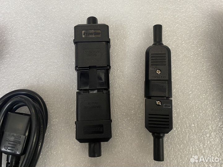 Разьем и шнур питания компьютерный 3х1.0