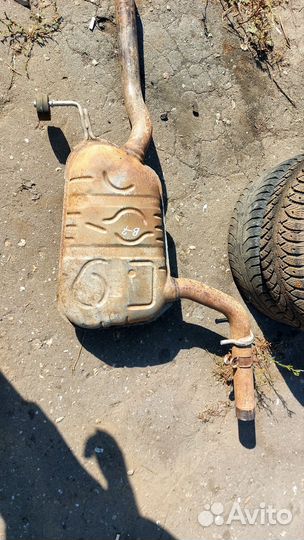 Глушитель,резонатор. Volkswagen Passat B7.Седан