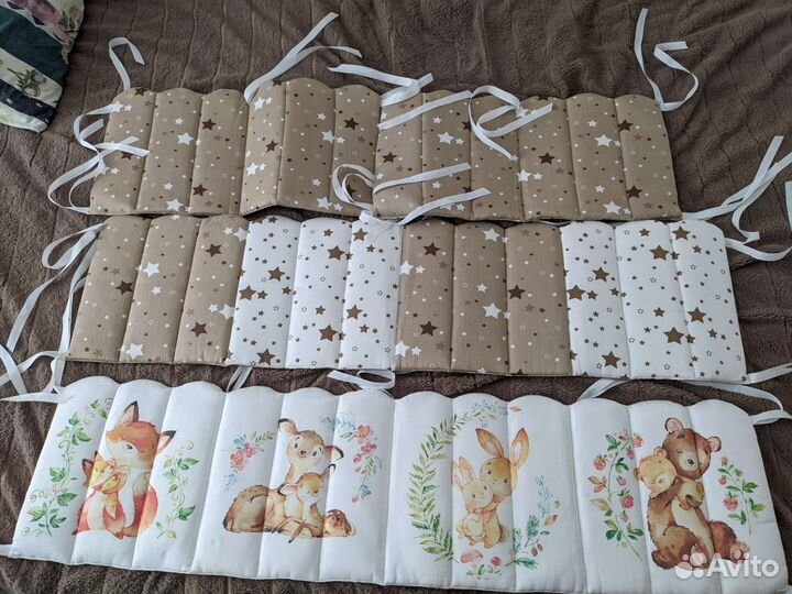 Бортики в детскую кроватку