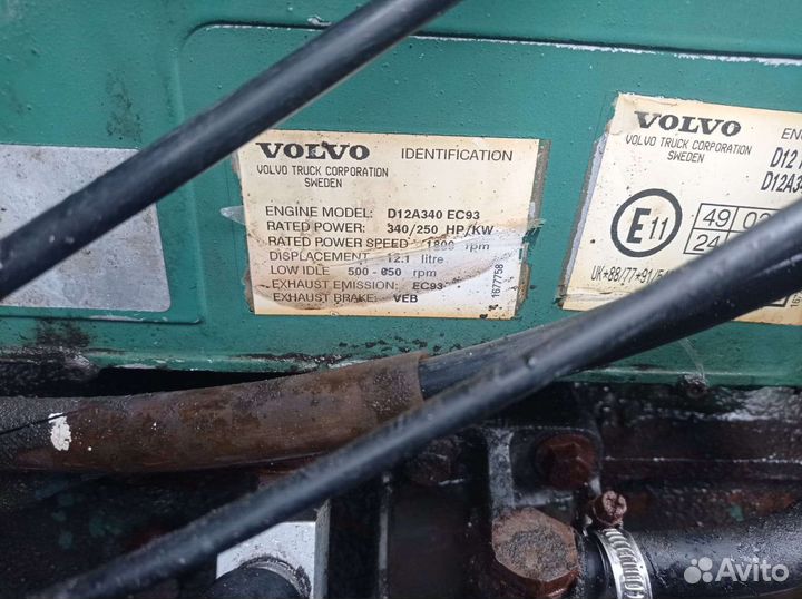 Двигатель volvo FH 12 D12A