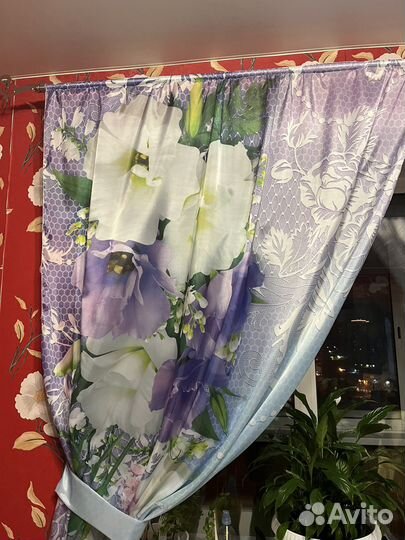 Комплект штор с фотопечатью