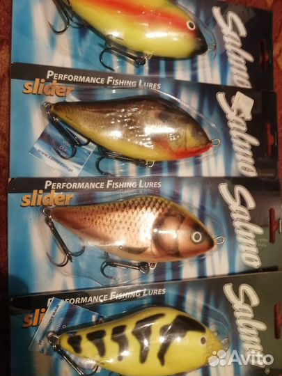 Salmo slider 10F 12F салмо Воблер