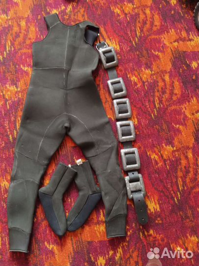 Костюм и снаряжение для подводной охоты