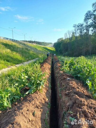 Землекопы копка траншей