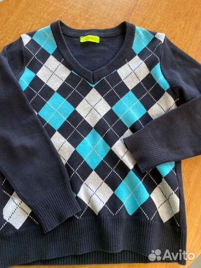 Пакет Пиджак, рубашки, кофта на мальчика 122